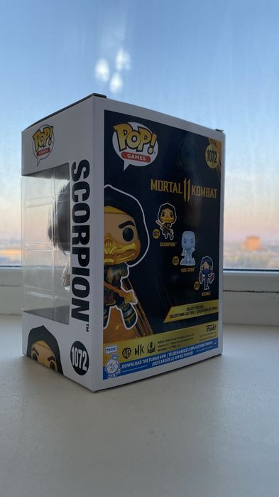 фанко поп скорпион из мортал комбат оригинал