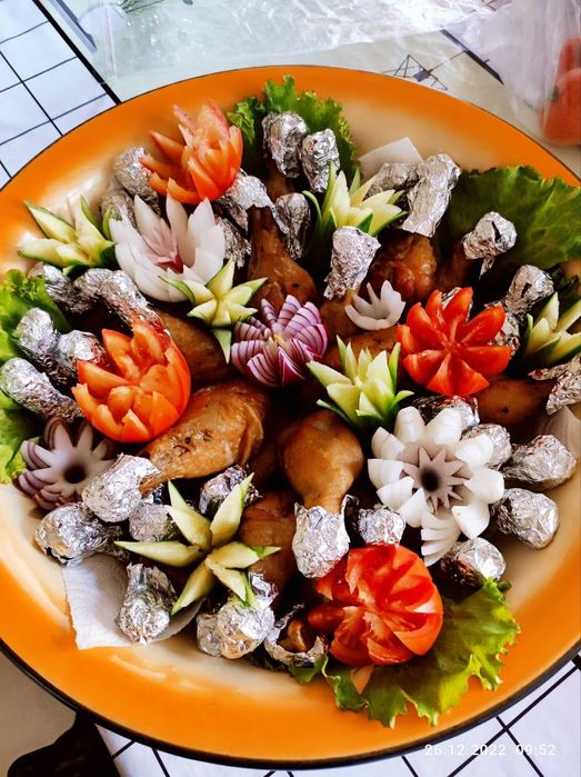 Qovurdoq  qudalar bob taomlar tog'ora xizmati