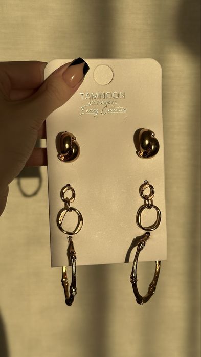 Сережки бижутерия