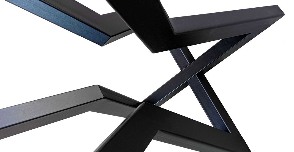 Поръчкови, дизайнерски и здрави. Метална основа за маса модел 019