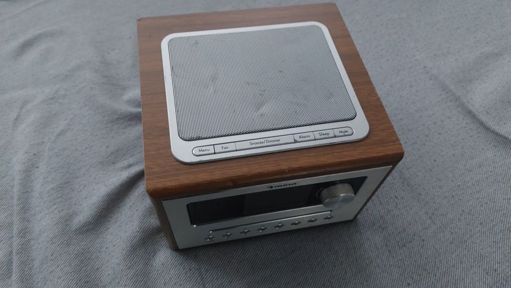 Auna silver cube radio internet