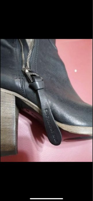 Cizme Barbara Bui ,peste genunchi,piele ,marinea 38,