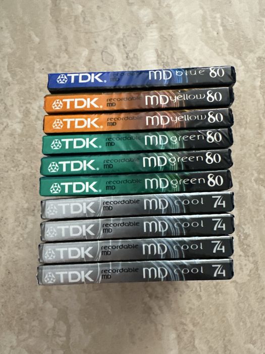 10 minidisc audio sigilate TDK