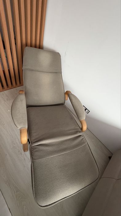 Ретро дизайнерски фотьойл с релакс механизъм