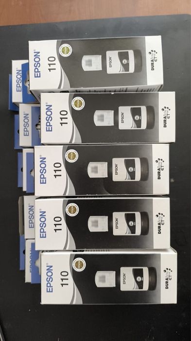Оригинальные чернила Epson 110 (BK) — 10 шт.