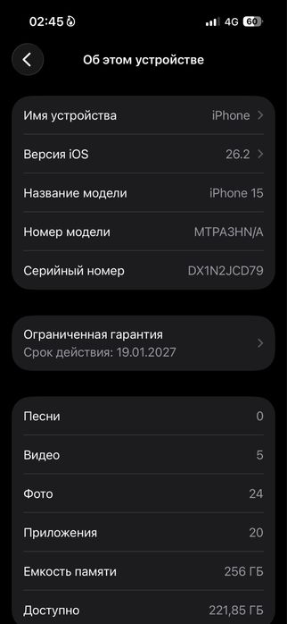iPhone 15 256gb с гарантиеми