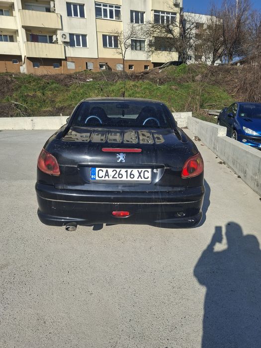 Peugeot   206cc  - черен цвят