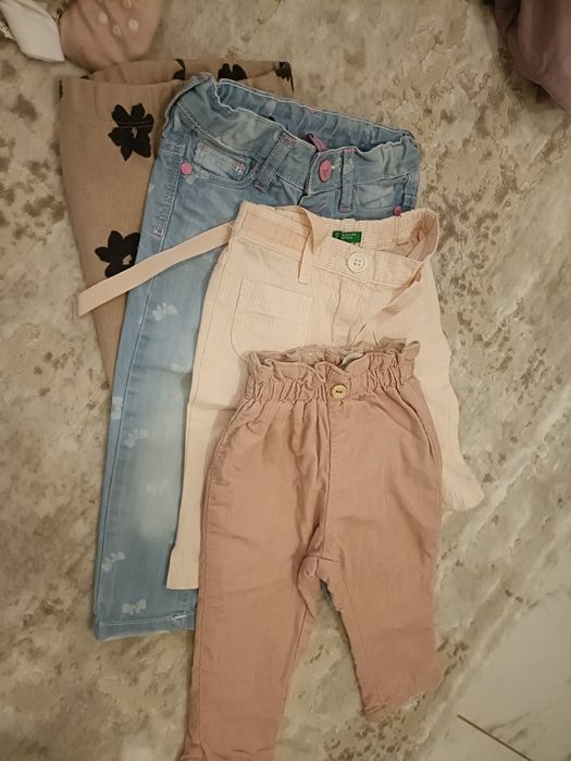 Lot 80 articole haine fetita 9-18luni