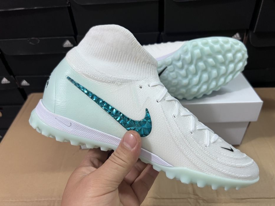 Ghete Fotbal Nike Phantom Luna II Elite TF - Emerald/White - Profesion