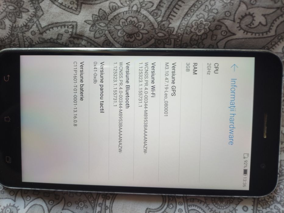 Vand telefon Asus Zenfone 3