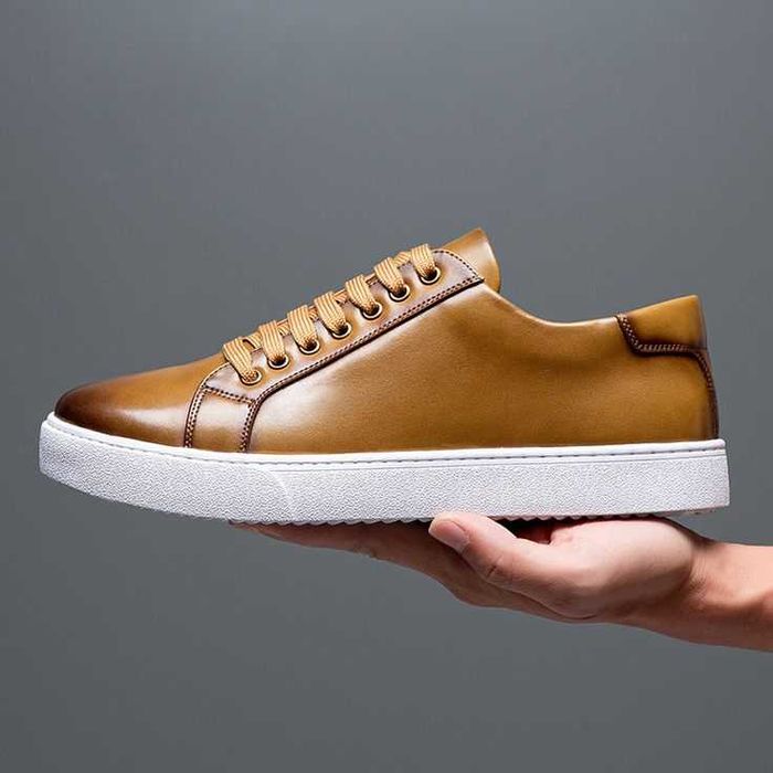 Pantofi sport casual 39 39.5 lucrati manual G. Rizo NOI piele naturala