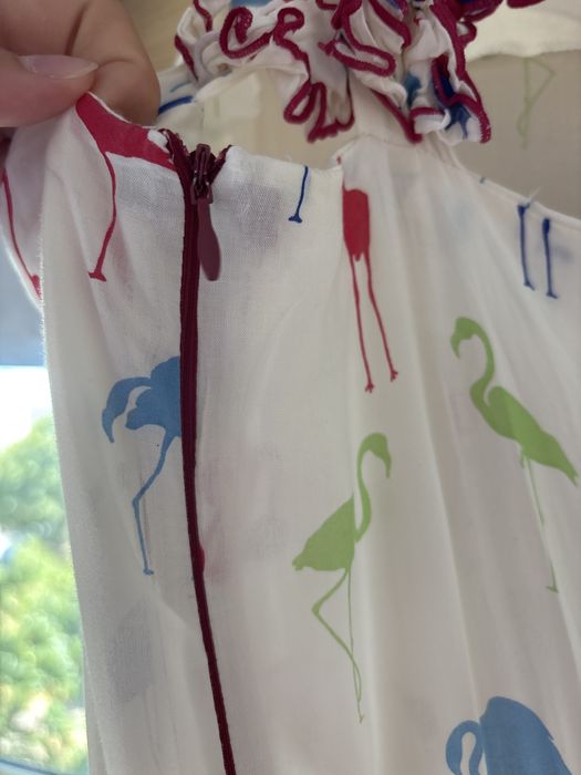 Рокля за момиче "ЧЕРВЕНО ФЛАМИНГО" Salzarra