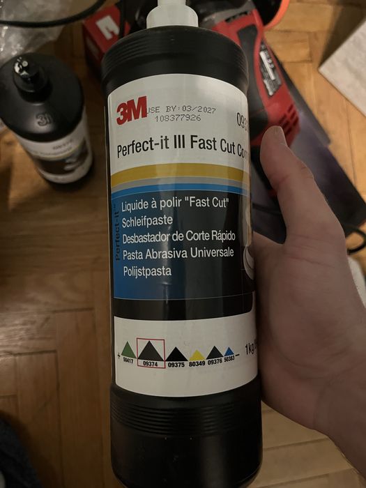 Полиш пасти 3М два вида(твърда и финна)