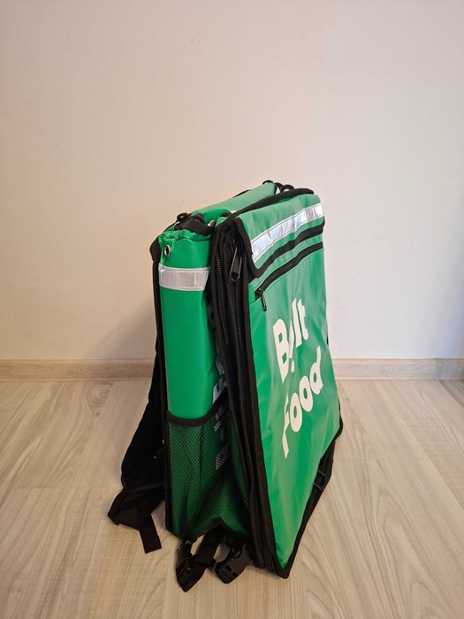 Geantă Livrare BOLT Model Nou – Sigilată, Extensibilă (Fast Food)