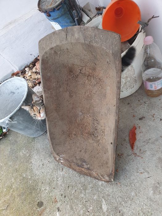 Дървено корито ,кош за декорация