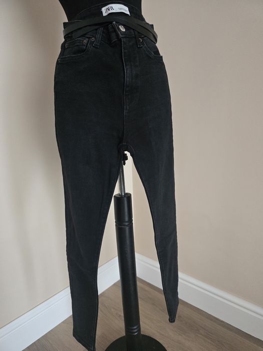 Blugi Zara marime 36 negri denim Zara
