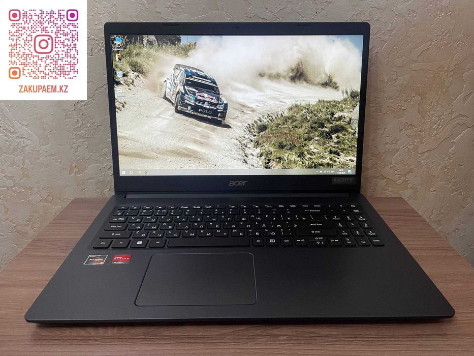 Acer Ex215 /Amd Ryzen 3-3250u/4Gb Ram/256gb ssd/Radeon Graphics