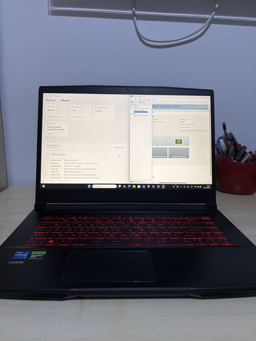 Laptop Gaming MSI - i512450H | 16 GB RAM | 1TB SSD | RTX 4050 | 144 Hz