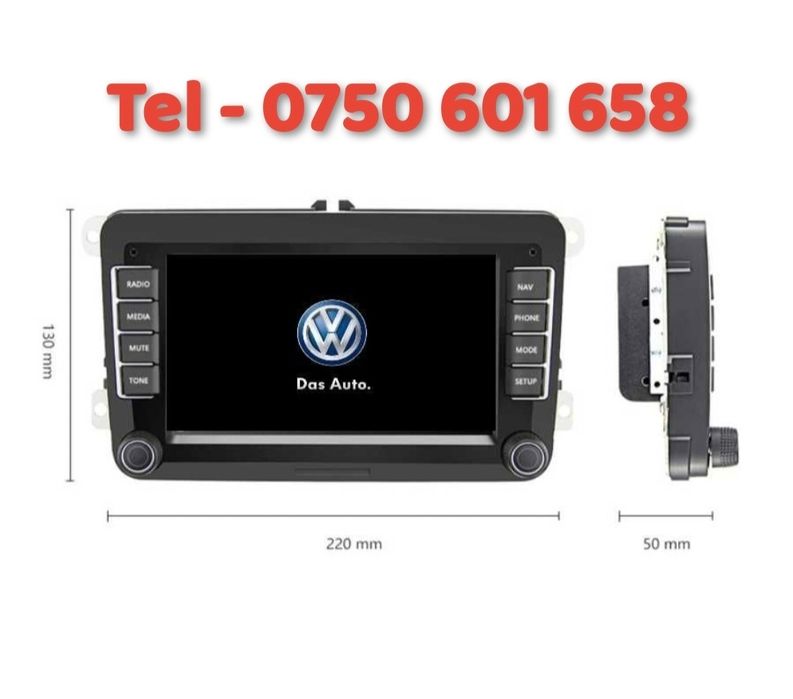 Navigatie Android Vw Skoda Seat / 4GB Ram / Android 15 / Model de top