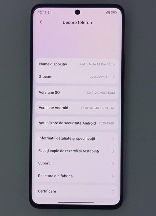 Telefon mobil Xiaomi Redmi Note 14 Pro 8GB RAM, 256GB, 5G -C-