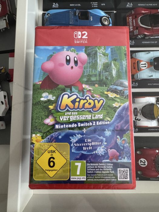 Mario Kart 8 Deluxe si Kirby and the forgotten land Switch 2