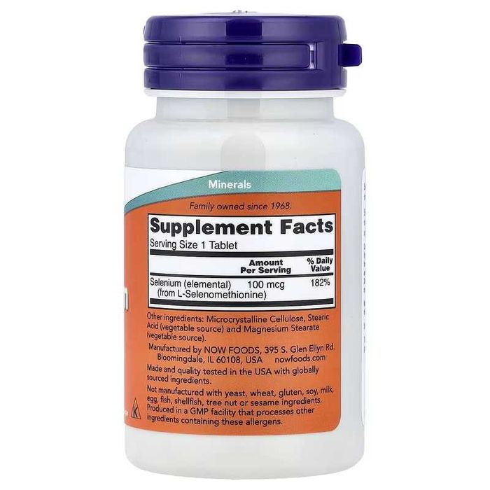 NOW Foods Селен Selenium
