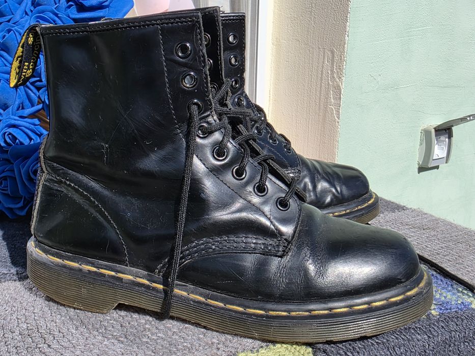 Dr Martens боти естествена кожа N39