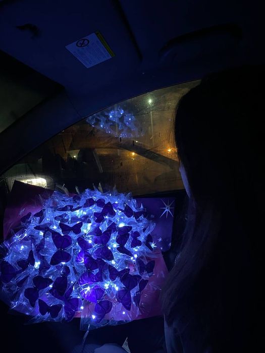 Mandarin buket Букет из бабочек и шарики игрушки вариант ест Buket Kap