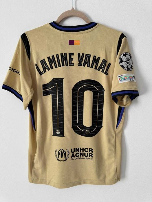 Tricou Barcelona Away 25/26 Pedri Raphinha Yamal Cancelo