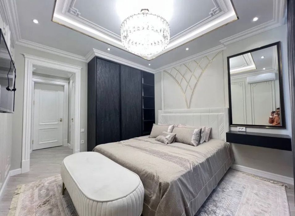 м.Ойбек 3 комнт г Аренда новая квартира в новостройке