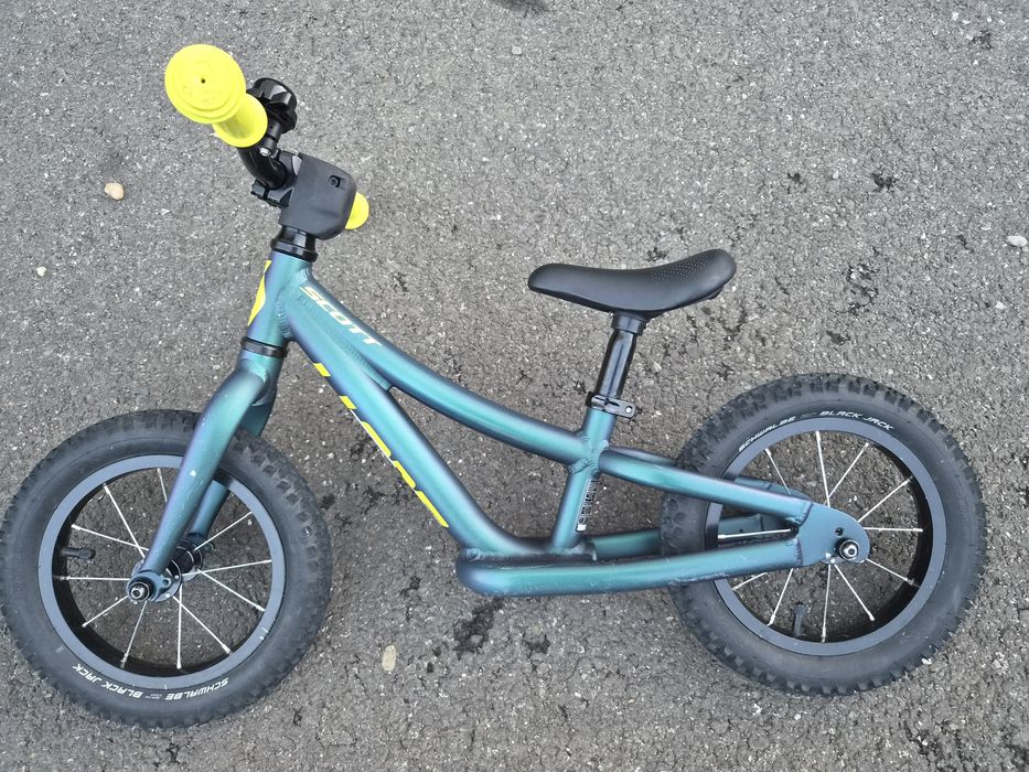 Bicicletă de echilibru copii SCOTT Walker RC 12" – stare excelentă