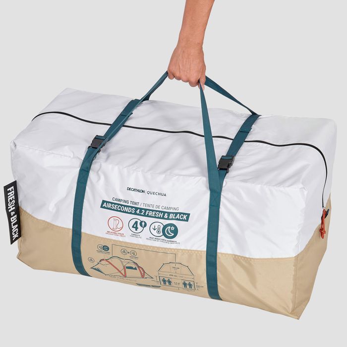Cort camping gonflabil 4 persoane 2 - produs resigilat Decathlon