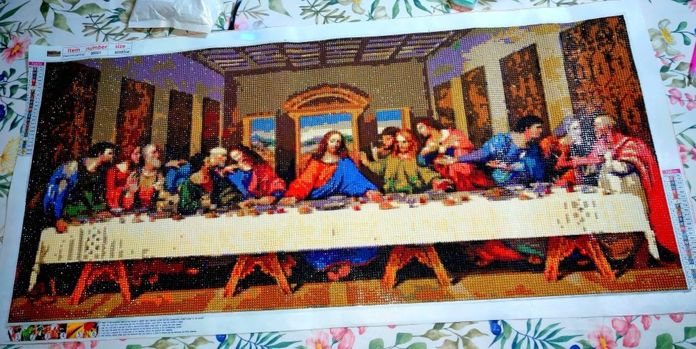 Tablou mare cu diamante