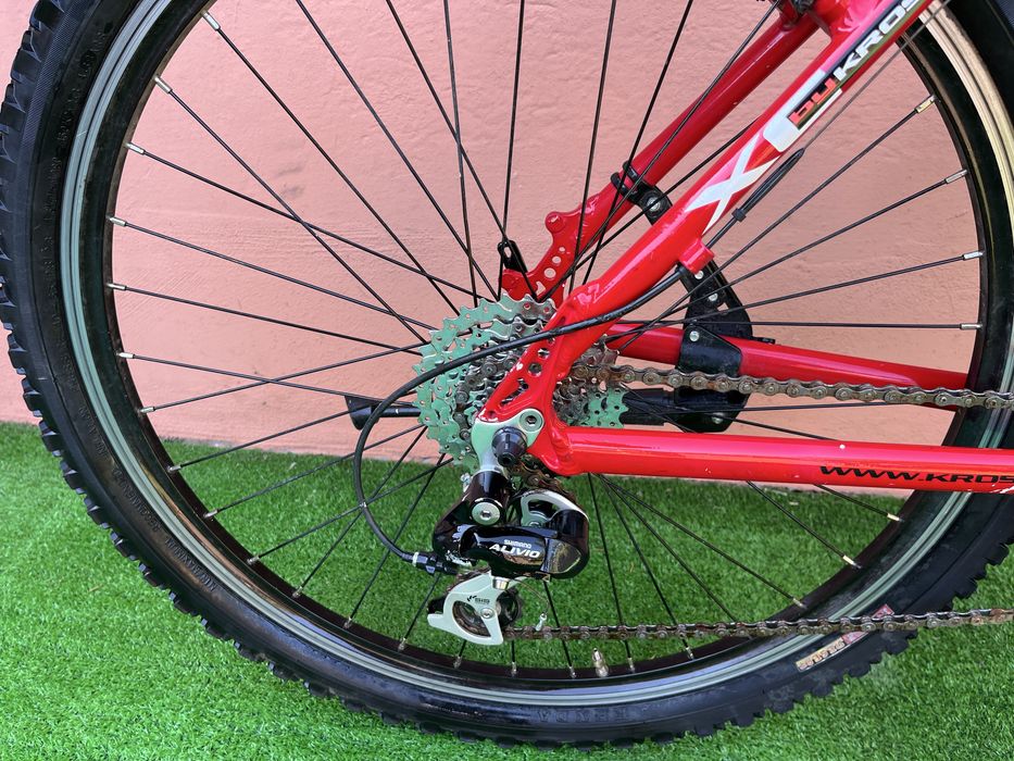 Като Нов Алуминиев Велосипед KROSS LEVEL 26цола 8х3 Внос Германия