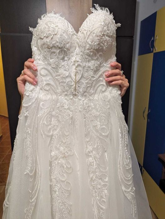 Булчинска рокля + воал купувана  от Асеновград