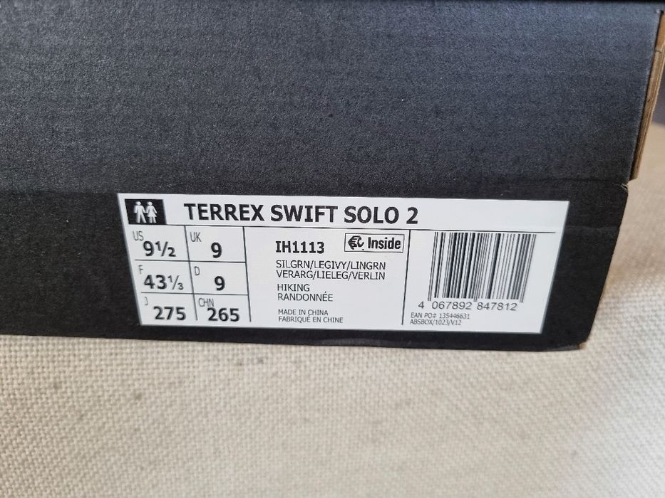 Adidas Terrex Swift Solo 2. Marimea 42. Putin utilizati