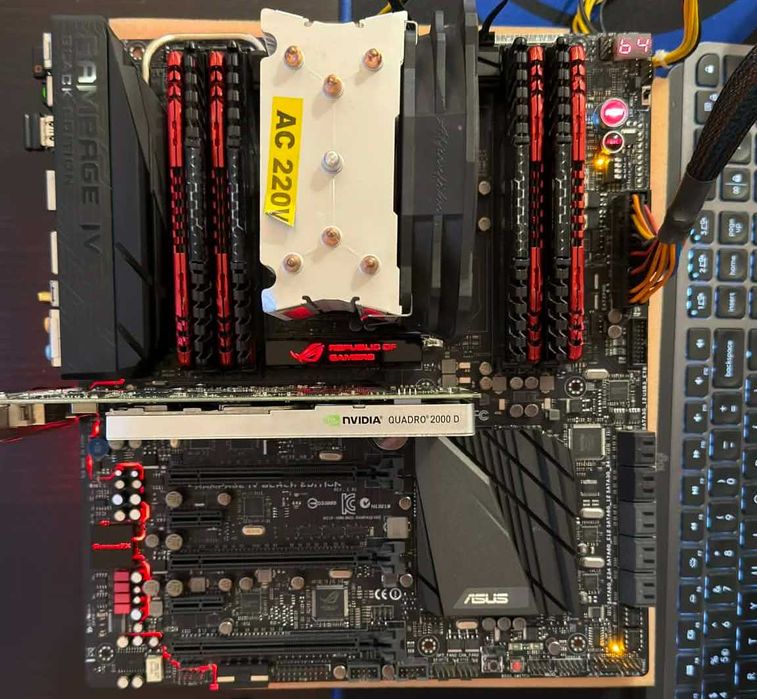 Дънна платка ASUS Rampage IV Black Edition X79 2011 DDR3 OVERCLOCK