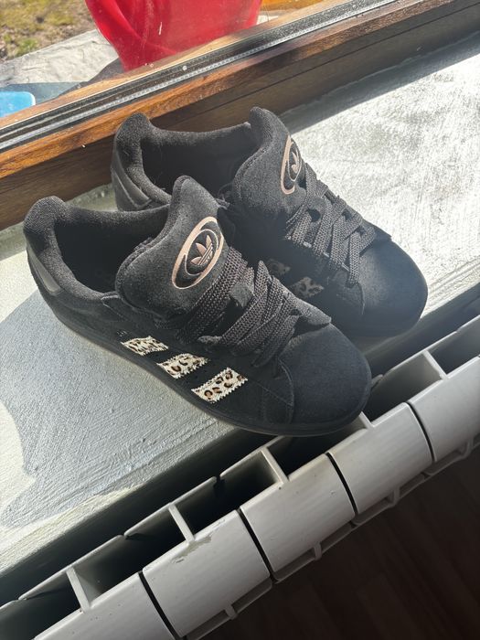 Сникърси Campus O0S JS3862 Черен с леопард