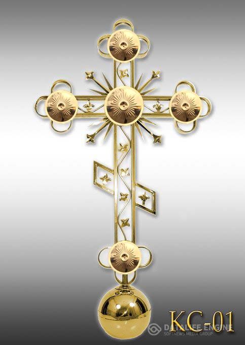 Cruci de turla inox aurit