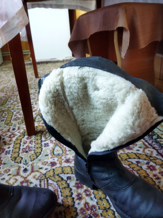 Сапоги детские зимние, б/у