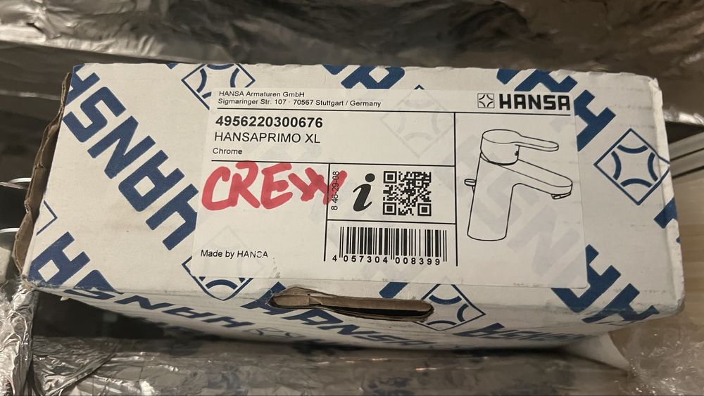 Baterie de lavoar HANSAPRIMO XL