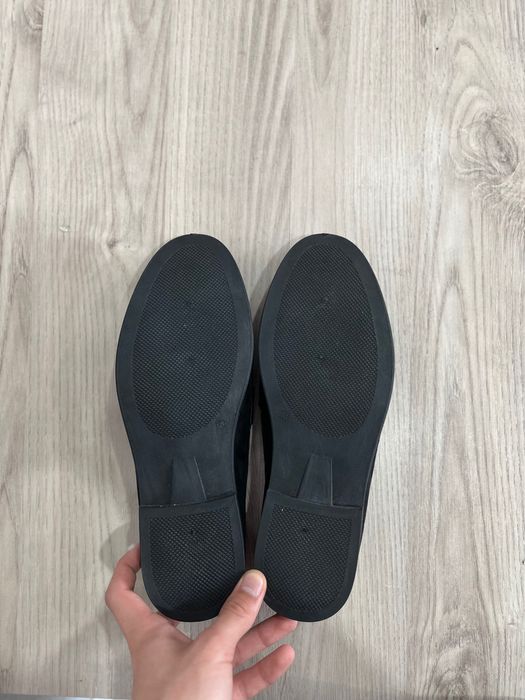 Лоферы из замши.