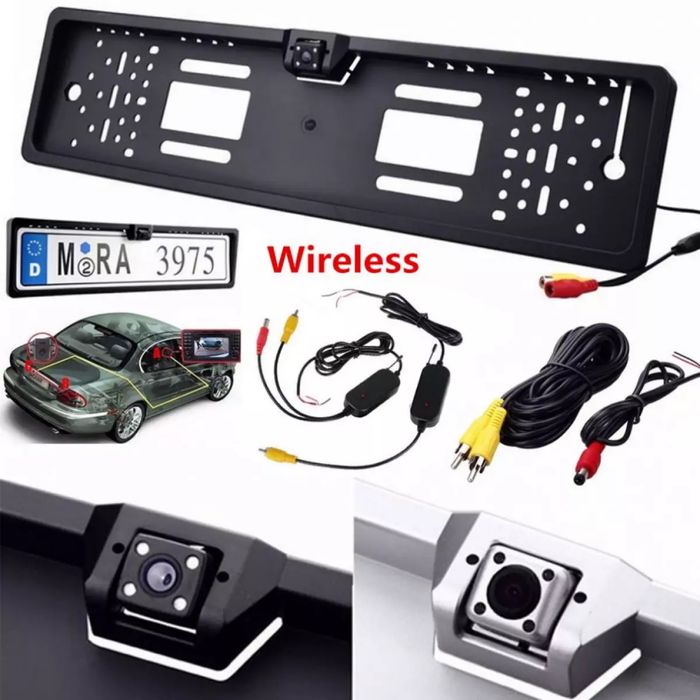 Камера за задно виждане в рамка за номер – универсална