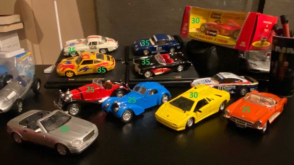 1:24 модели Порше, Ферари, Ламборгини, Бугати, БМВ, Мерцедес