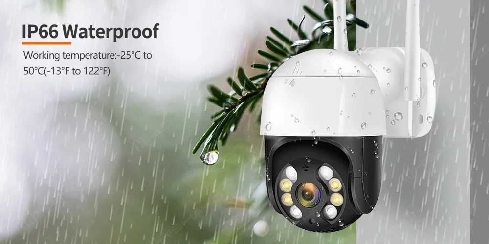 Разпродажба !!!4K 8MP PTZ камера WiFi външна безжична IP камера
