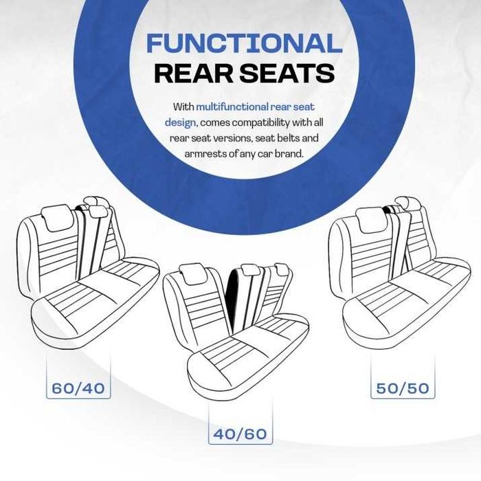 К-т Луксозна Тапицерия Automat-OTOM, Черна с червен шев, GTI SPORTS
