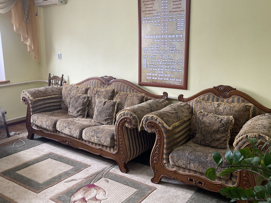 Продам диван+кресло