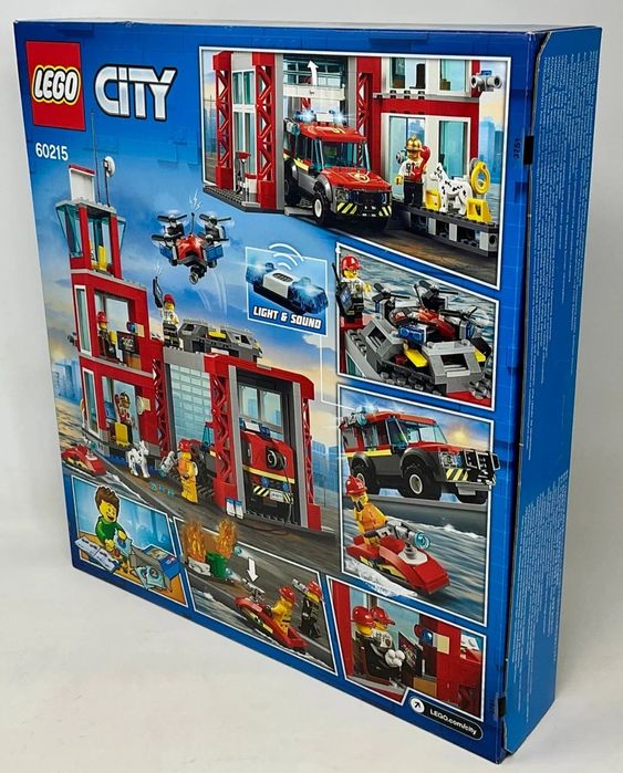 SIGILAT! LEGO City Fire - Statie de pompieri 60215