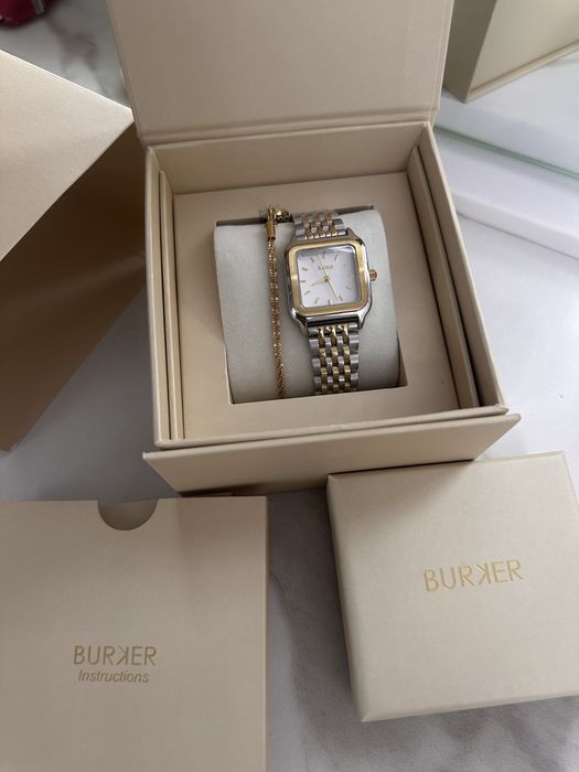 Часы burker macy silver gold