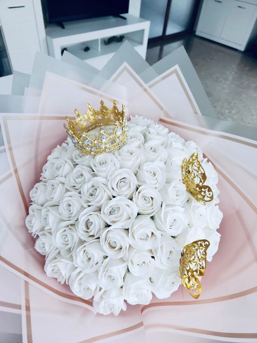 Buchete trandafiri sapun